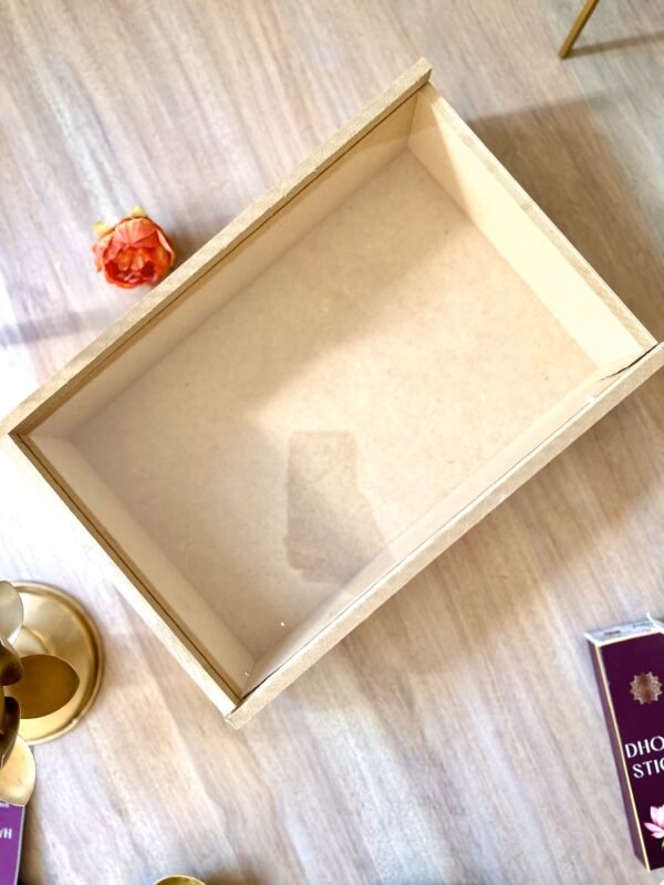 Wooden box with Acrylic lid - Image 3