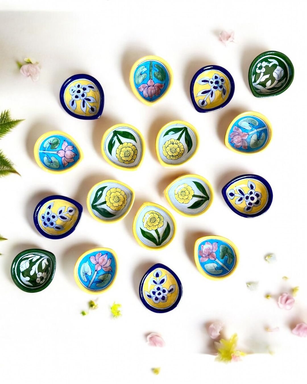 Blue Pottery Diya - Image 2