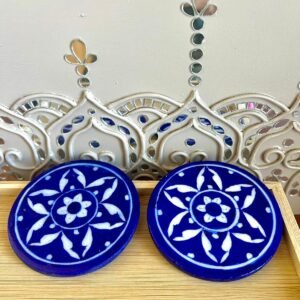 Blue Pottery Tea coaster